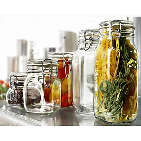 Mua Hũ Thủy Tinh Nắp Cài Kín Hơi Fido Bormioli Rocco 1000ml