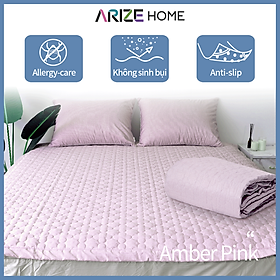 Mua Tấm Bảo Vệ Nệm ARIZE Vải Microfiber Amber Pink Nhiều Kích Thước