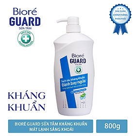 Sữa Tắm Sạch Sâu Kháng Khuẩn Mát Lạnh Sảng Khoái BiorE Guard 800g