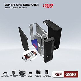 Bộ CASE MÁY TÍNH VSP SFF + NGUỒN - G830 - Hàng Chính Hãng