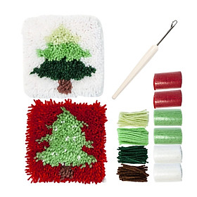 Set of DIY crochet Embroidery Kits Home decor Coaster Latch Hook Kits