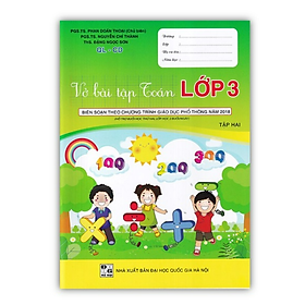 Sách – Vở Bài Tập Toán Lớp 3 – Tập 2 ( Cánh Diều )