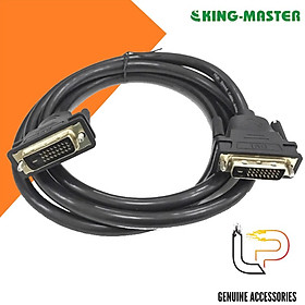 Mua Cáp tín hiệu DVI-D (24+1) 2 đầu đực dài 3m Kingmaster KM038 - Hàng nhập khẩu