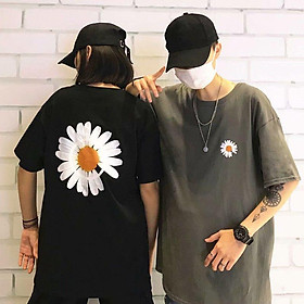 4 color【M-5XL】Fashion Short sleeve T-shirt Men Printed Pattern Flowers student couple short T-shirt unisex T-shirt Summer new style Oversize couple wear