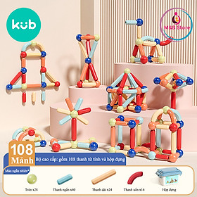 Xếp Hình Nam Châm Hình Que, Magnetic Building Blocks - KUB, Phát Triển Tư Duy, Sáng Tạo Không Giới Hạn