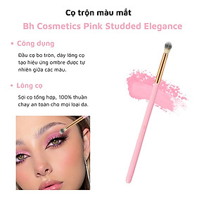 Cọ Trang Điểm Đánh Màu Mắt BH Cosmetics Pink Studded Elegance 07