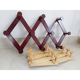 Mua Móc Xếp Gỗ Nhiều Màu Treo Nón Bảo Hiểm  Quần Áo Gắn Tường Loại Lớn - Hàng VN Xuất Khẩu