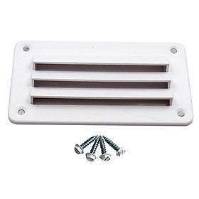 ABS  Rectangular Louvered Vent for RV Boat Marine - 140mm x 79mm
