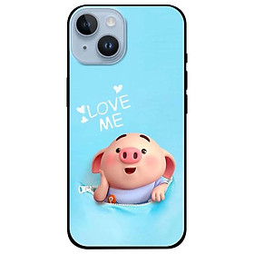 Ốp lưng dành cho Iphone 14 - Iphone 14 Plus - Iphone 14 Pro - Iphone 14 Pro Max - Chú Heo LOVE ME