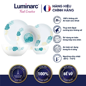 Mua Bộ Bàn Ăn Tô Chén Đĩa Thuỷ Tinh Luminarc Diwali Hiwaii 9 món