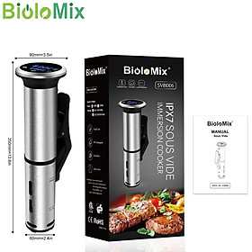 Mua BioloMix Sous vide máy nấu chậm nồi nấu chân không màn hình điều khiển chính xác kỹ thuật số LED