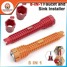 Mua Dụng Cụ Vặn Vòi Ống Nước Đa Năng 3 Đầu Tiện Lợi - Cờ Lê Vặn Dây Cấp Nước 8 Trong 1 4.8