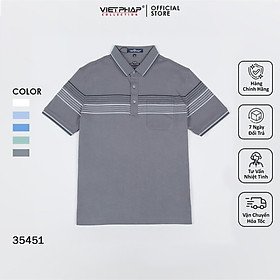 Áo Thun Cotton Lạnh Cao Cấp VIỆT PHÁP /Form Luxury / Thoáng mát - co dãn tốt- chất liệu cotton mềm mịn thấm hút mồ hôi tốt 35451