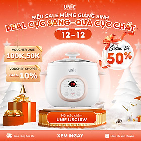 Mua Nồi nấu chậm đa năng UNIE USC10W- 6 Chức năng nấu đa dạng  công suất 300W dung tích 1L bảo hành 12 tháng- Hàng chính hãng