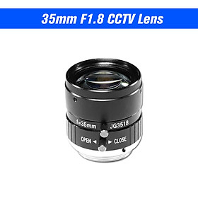 35mm Lens F1.8 CS Mount 5.0 MegaPixel 17.5 Degree Lens Infrared Night Vision For CCTV Security Camera Industrial lens