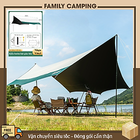 Tăng lều che nắng mưa chống thấm nước chống tia UV dùng cho cắm trại dã ngoại ngoài trời