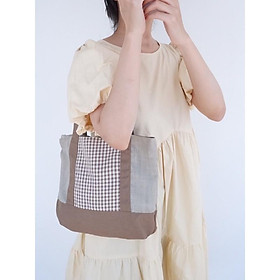 Túi đeo vai Petit (Túi đeo vai vải linen vintage) - May's Tote Bag