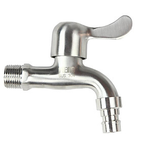 Vòi inox tưới vườn, vòi nhà tắm inox su 304