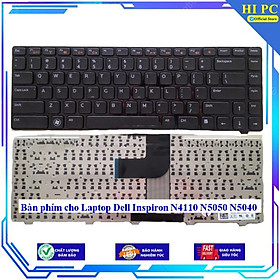 Bàn phím cho Laptop Dell Inspiron N4110 N5050 N5040 - Hàng Nhập Khẩu