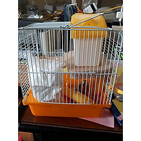 Lồng chuột hamster mini 2 tầng mini