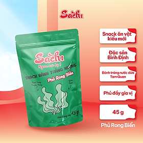 Bánh tráng nướng tẩm vị Rong biển Sachi 45gram.