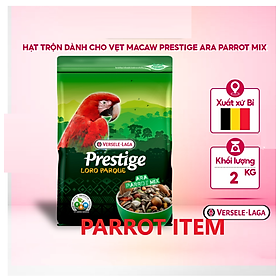 1 TÚI 2KG NGUYÊN SEAL HẠT TRỘN CAO CẤP DÀNH CHO CÁC DÒNG VẸT LỚN NHƯ MACAW, GREEN WING (VERSELE-LAGA)