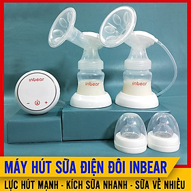 Máy Hút Sữa Điện Đôi Inbear Extra (IBE-9100), 9 Cấp Độ Hút Mạnh, 6 Cấp Độ Matxa Êm Ái, Giúp Kích Sữa Về Đều, Vắt Sữa Nhanh Cho Mẹ Sau Sinh