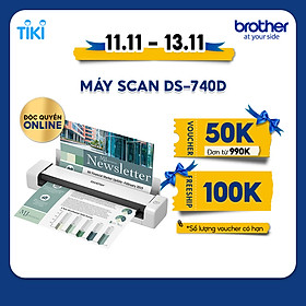 Máy scan Brother DS-740D - Hàng chính hãng
