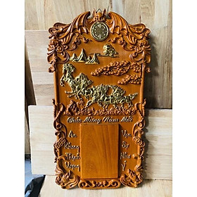 Mua Đốc lịch mã đáo thành công dát vàng gỗ hương