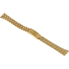 Men Gold Stainless Steel Watch Band Strap Metal Replacement Bracelet