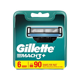 Lưỡi dao cạo Gillette Mach3 x6 lưỡi