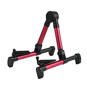 Folding Universal Guitar Stand Holder Bracket Support Length Stretchable Aluminum Alloy Upright A-frame For Acoustic