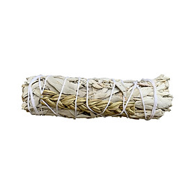 Lá xô thơm (white sage hay sage trắng) - Bó xô thơm và cỏ ngọt 10cm - 30gr