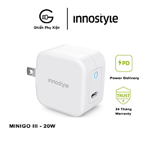 Mua SẠC NHANH IPHONE 12 I 13 20W INNOSTYLE USB-C PD MINIGO III IC20PDWHI - HÀNG CHÍNH HÃNG