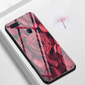 Ốp lưng dành cho Oppo F9 - in hình 3D mặt kính viền cao su