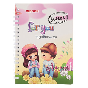 Sổ Lò Xo Vibook For You SLX10 160 Trang (13 x 18 cm)-Mẫu Ngẫu Nhiên 