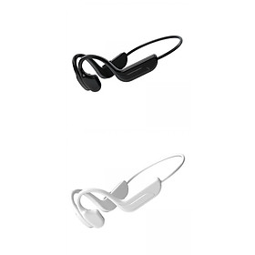 2Pcs Bone Conduction Headphones Bluetooth 5.0 W/ Noise Cancelling Mic Headset for Hiking Workout