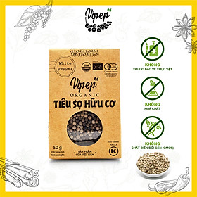 Tiêu Sọ Hạt Farmers' Organic Vipep Túi Giấy 50g