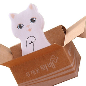 Kawaii Cute Carton Cat Kitty Memo Pads Sticky Notes Stickers Label Stick School Office Stationery Gift
