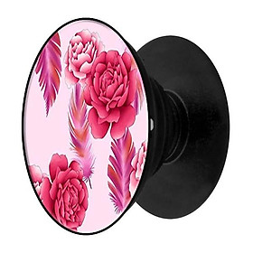 Mua Popsocket in hình dành cho điện thoại mẫu Mẫu Đơn Nền Hồng