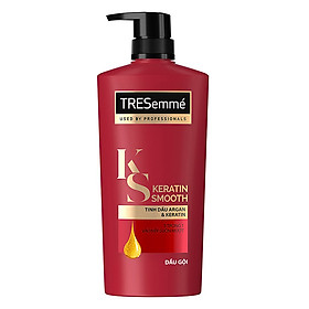 Dầu Gội Tresemmé Keratin Smooth Tinh Dầu Argan Và Keratin Vào Nếp Suôn Mượt (640g)