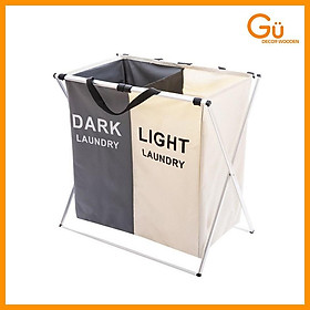 Mua Giỏ đựng quần áo  giỏ đựng đồ GU DECOR  Sọt đựng quần áo giặt khung nhôm chống nước