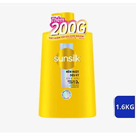 SUNSILK Dầu Gội Mềm Mượt Diệu Kỳ 1.6KG