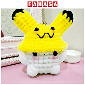 Móc Khoá Len Hình Nấm - Mẫu 8