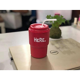Combo 02 cốc giữ nhiệt có nắp xoay HERE 320ml cao cấp tiện dụng - Hàng nội địa Nhật Bản.