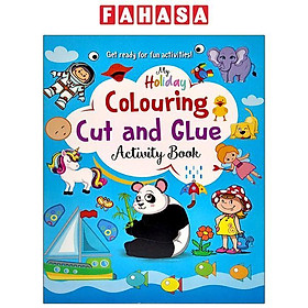 My Holiday Colouring Cut And Glue Activity Book
