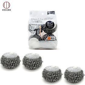 Mua Set 04 miếng cọ xoong nồi lót mút Kokubo 50g - Hàng Nội Địa Nhật Bản