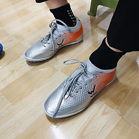 Tuyệt phẩm mẫu giày thể thao đá banh, đá bóng cao cấp sân cỏ nhân tạo Wika Flash Xám