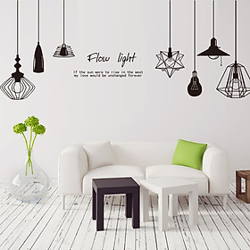 Mua Decal dán tường đèn trang trí ZOOYOO DLX5206