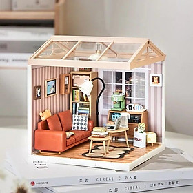 ROBOTIME - ĐỒ CHƠI LẮP RÁP NHÀ THU NHỎ BẰNG NHỰA Rolife Super Creator PHÒNG ĂN ẤM ÁP DW015B